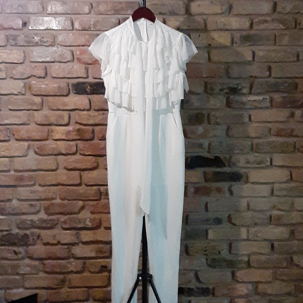White jumpsuit